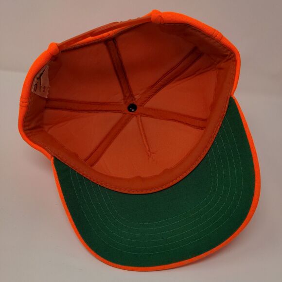 Boise Idaho Helicopters Inc Snapback Hat Orange OSFA Adjustable YR Headwear - Picture 6 of 8